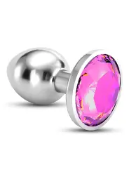 PLUG ANAL JOIA BIJOU ROSA GRANDE CRUSHIOUS COM BOLSA AVELUDADA GRÁTIS