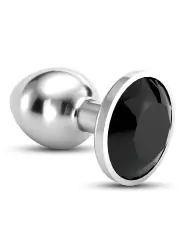 PLUG ANAL JOIA BIJOU PRETO PEQUENO CRUSHIOUS COM BOLSA AVELUDADA GRÁTIS