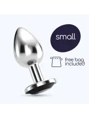 PLUG ANAL JOIA BIJOU PRETO PEQUENO CRUSHIOUS COM BOLSA AVELUDADA GRÁTIS