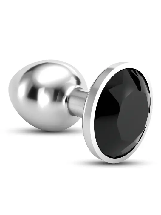 PLUG ANAL JOIA BIJOU PRETO MÉDIO CRUSHIOUS COM BOLSA AVELUDADA GRÁTIS