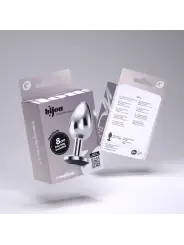 PLUG ANAL JOIA BIJOU PRETO MÉDIO CRUSHIOUS COM BOLSA AVELUDADA GRÁTIS