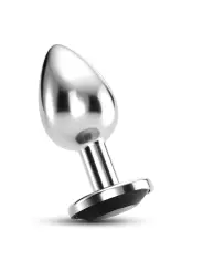 PLUG ANAL JOIA BIJOU PRETO GRANDE CRUSHIOUS COM BOLSA AVELUDADA GRÁTIS