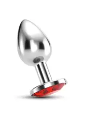 PLUG ANAL JOIA BIJOU VERMELHO PEQUENO CRUSHIOUS COM BOLSA AVELUDADA GRÁTIS