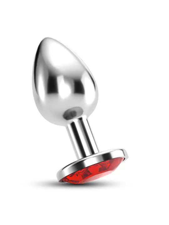 PLUG ANAL JOIA BIJOU VERMELHO PEQUENO CRUSHIOUS COM BOLSA AVELUDADA GRÁTIS