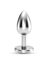 PLUG ANAL JOIA BIJOU VERMELHO MÉDIO CRUSHIOUS COM BOLSA AVELUDADA GRÁTIS