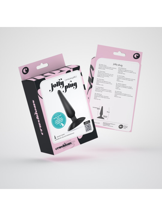 PLUG ANAL JOLLY PLUG PRETO CRUSHIOUS