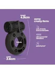 ANEL PARA O PÉNIS COM BALA VIBRATÓRIA BOOSTER CRUSHIOUS