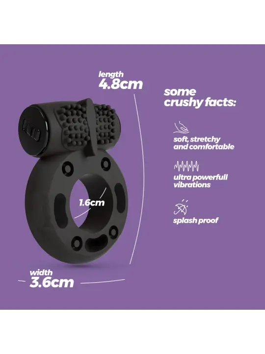 ANEL PARA O PÉNIS COM BALA VIBRATÓRIA BOOSTER CRUSHIOUS