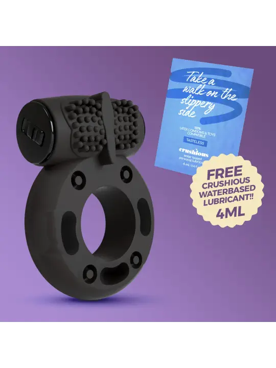 ANEL PARA O PÉNIS COM BALA VIBRATÓRIA BOOSTER CRUSHIOUS