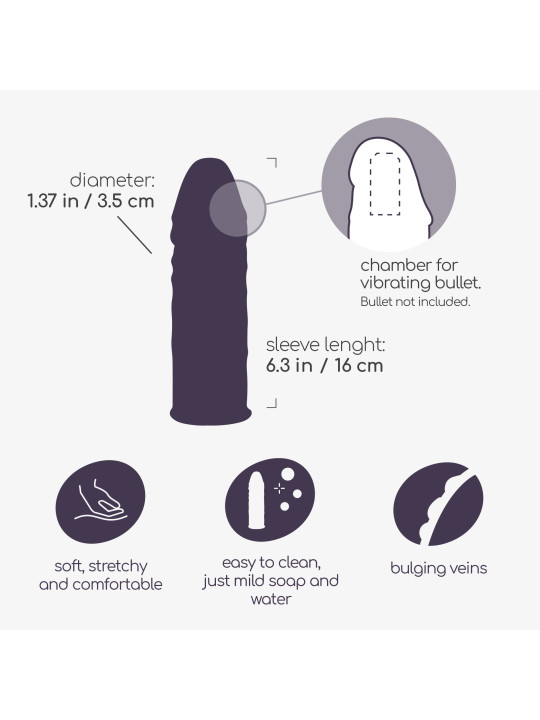 MANGA PARA O PÉNIS COM EXTENSÃO DICK NORRIS CRUSHIOUS