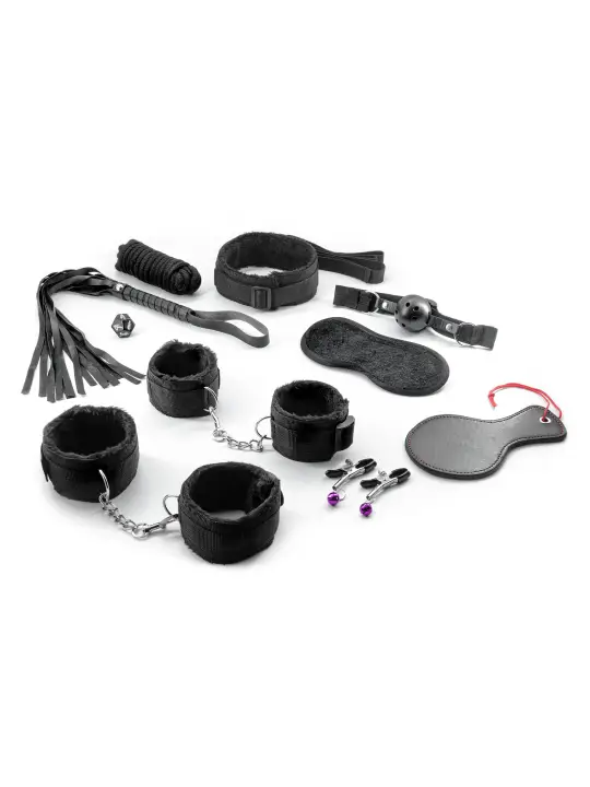 KIT BONDAGE MASTER & CUMMANDER COM 11 PEÇAS CRUSHIOUS
