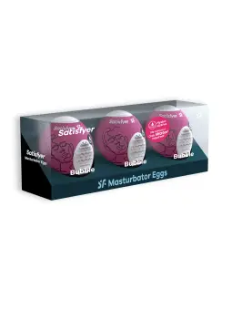 MASTURBADOR MASTURBATOR EGG BUBBLE SATISFYER
