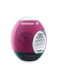 MASTURBADOR MASTURBATOR EGG BUBBLE SATISFYER