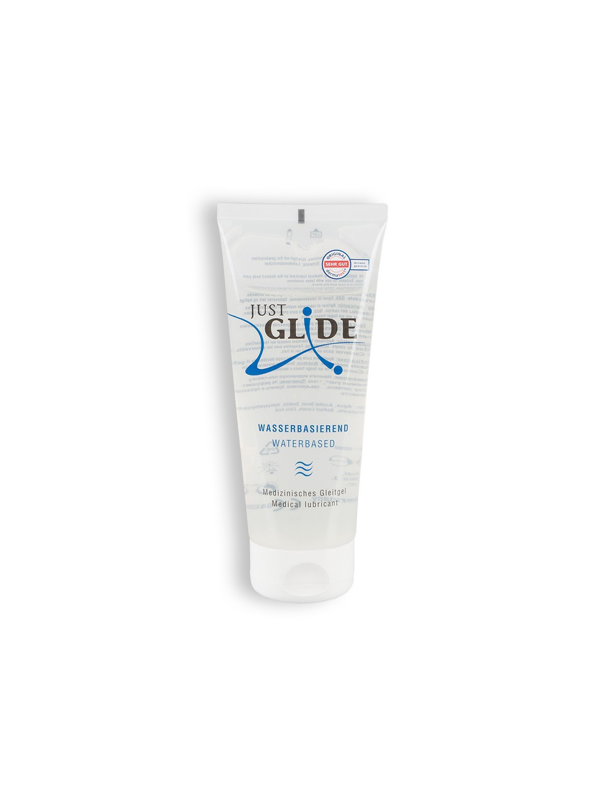 LUBRIFICANTE À BASE DE ÁGUA JUST GLIDE 200ML