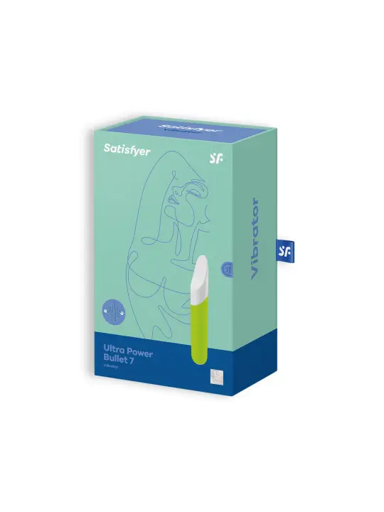 BALA VIBRATÓRIA ULTRA POWER BULLET 7 SATISFYER VERDE BALA VIBRATÓRIA ULTRA POWER BULLET 7 SATISFYER VERDE