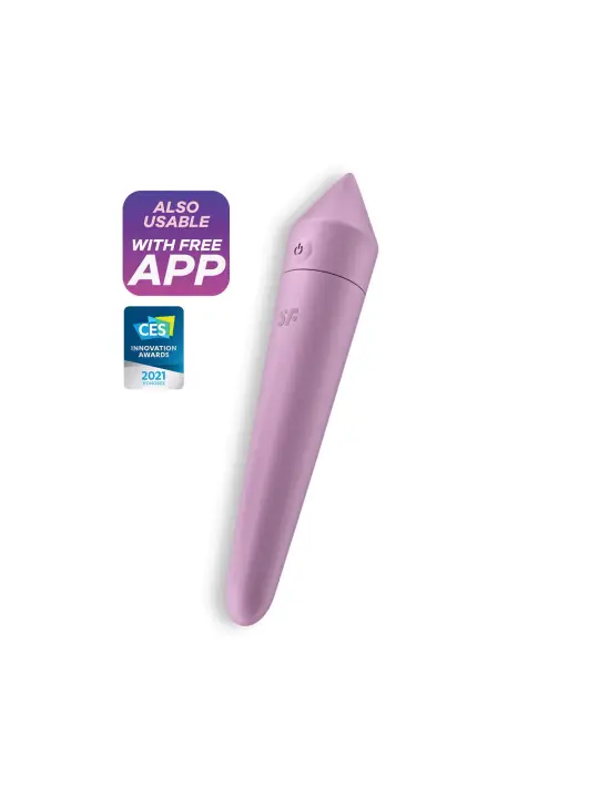 BALA VIBRATÓRIA ULTRA POWER BULLET 8 COM APP SATISFYER LILÁS
