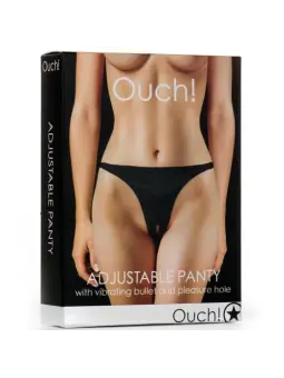 TANGA COM BALA VIBRATÓRIA OUCH! PRETA