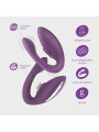 VIBRADOR RECARREGÁVEL COM COMANDO PLEASURISER E OFERTA DE LUBRIFICANTE À BASE DE ÁGUA CRUSHIOUS