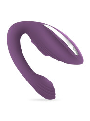 VIBRADOR RECARREGÁVEL COM COMANDO PLEASURISER E OFERTA DE LUBRIFICANTE À BASE DE ÁGUA CRUSHIOUS