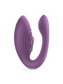 VIBRADOR RECARREGÁVEL COM COMANDO PLEASURISER E OFERTA DE LUBRIFICANTE À BASE DE ÁGUA CRUSHIOUS