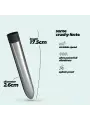 VIBRADOR CLASSIC VIBE CRUSHIOUS PRATEADO