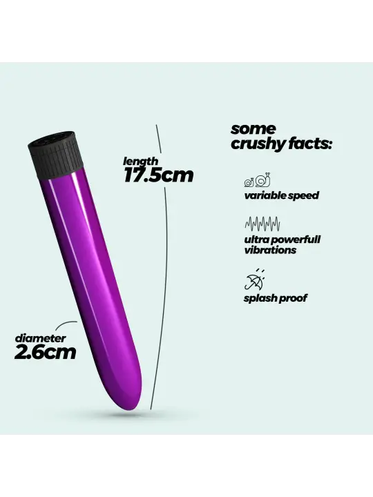VIBRADOR CLASSIC VIBE CRUSHIOUS ROXO