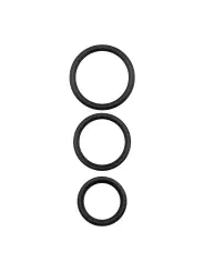 BANDOLEROS CONJUNTO DE ANÉIS DE SILICONE PARA O PÉNIS CRUSHIOUS