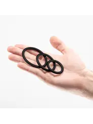 BANDOLEROS CONJUNTO DE ANÉIS DE SILICONE PARA O PÉNIS CRUSHIOUS