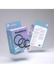 BANDOLEROS CONJUNTO DE ANÉIS DE SILICONE PARA O PÉNIS CRUSHIOUS