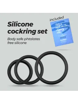 BANDOLEROS CONJUNTO DE ANÉIS DE SILICONE PARA O PÉNIS CRUSHIOUS