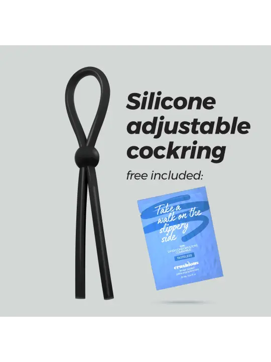 ANEL DE SILICONE AJUSTÁVEL PARA O PÉNIS BILLY THE RING CRUSHIOUS