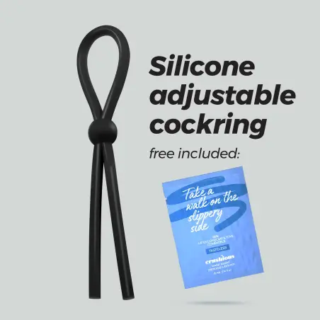 ANEL DE SILICONE AJUSTÁVEL PARA O PÉNIS BILLY THE RING CRUSHIOUS