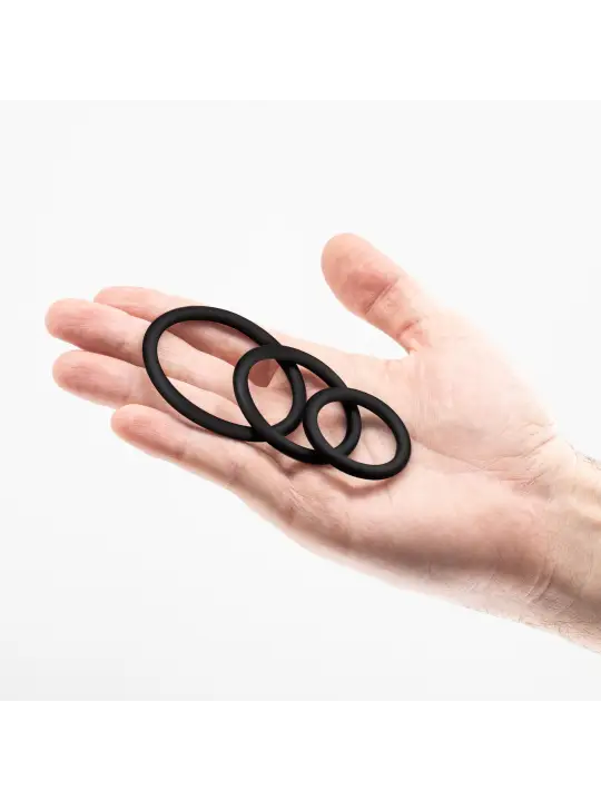 DALTONS CONJUNTO DE ANÉIS DE SILICONE PARA O PÉNIS CRUSHIOUS