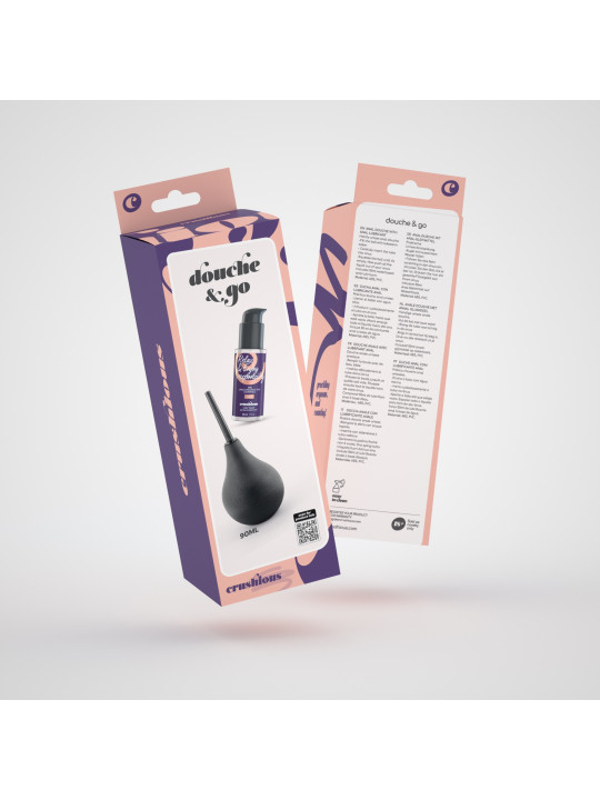 DOUCHE & GO DUCHE ANAL 90ML COM LUBRIFICANTE ANAL 50ML CRUSHIOUS