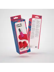 ME LO COMO CONJUNTO DE ALGEMAS DE VELCRO + VENDA ACETINADA E LUBRIFICANTE BEIJÁVEL DE MORANGO CRUSHIOUS