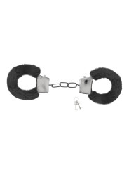 DÉSIR NOIR CONJUNTO DE ALGEMAS + VENDA ACETINADA E LUBRIFICANTE COM EFEITO CALOR CRUSHIOUS
