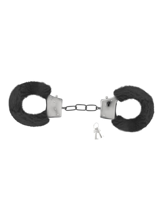 DÉSIR NOIR CONJUNTO DE ALGEMAS + VENDA ACETINADA E LUBRIFICANTE COM EFEITO CALOR CRUSHIOUS