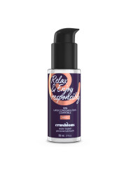 DEEP DIVER DILDO DUPLO COM LUBRIFICANTE ANAL 50ML CRUSHIOUS ROSA