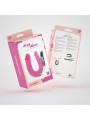 DEEP DIVER DILDO DUPLO COM LUBRIFICANTE ANAL 50ML CRUSHIOUS ROSA