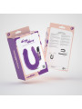 DEEP DIVER DILDO DUPLO COM LUBRIFICANTE ANAL 50ML CRUSHIOUS ROXO