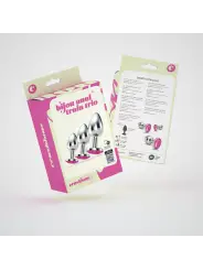 ANAL TRAIN TRIO BIJOU ROSA CRUSHIOUS COM BOLSAS INDIVIDUAIS GRÁTIS