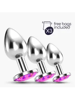 ANAL TRAIN TRIO BIJOU ROSA CRUSHIOUS COM BOLSAS INDIVIDUAIS GRÁTIS