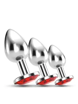 ANAL TRAIN TRIO BIJOU VERMELHO CRUSHIOUS COM BOLSAS INDIVIDUAIS GRÁTIS