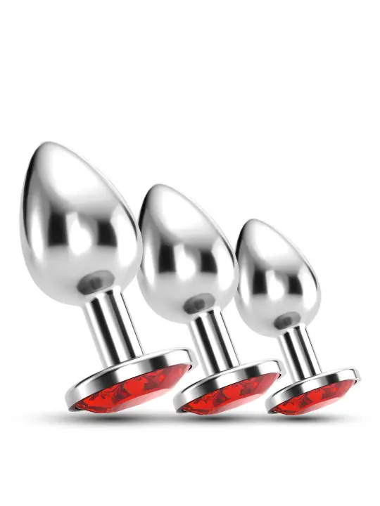 ANAL TRAIN TRIO BIJOU VERMELHO CRUSHIOUS COM BOLSAS INDIVIDUAIS GRÁTIS