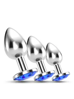 ANAL TRAIN TRIO BIJOU AZUL CRUSHIOUS COM BOLSAS INDIVIDUAIS GRÁTIS