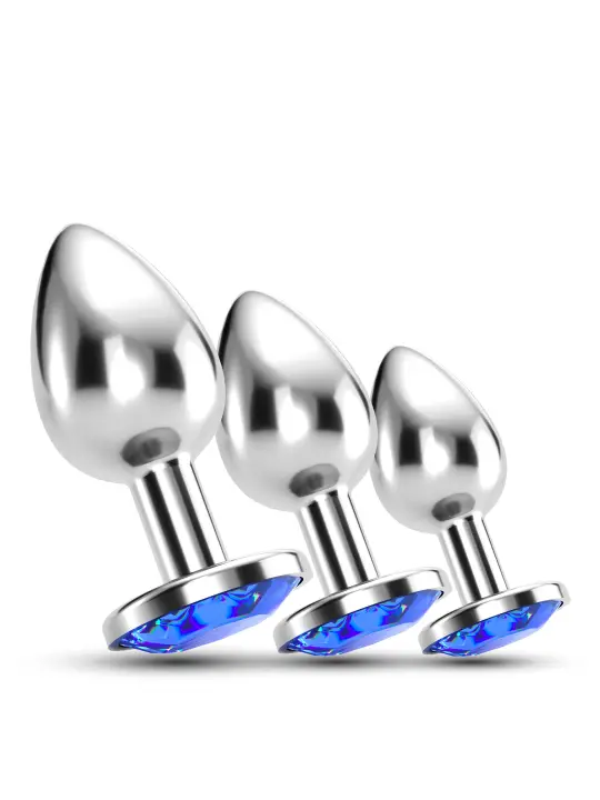 ANAL TRAIN TRIO BIJOU AZUL CRUSHIOUS COM BOLSAS INDIVIDUAIS GRÁTIS
