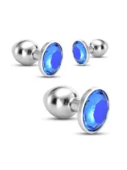 ANAL TRAIN TRIO BIJOU AZUL CRUSHIOUS COM BOLSAS INDIVIDUAIS GRÁTIS