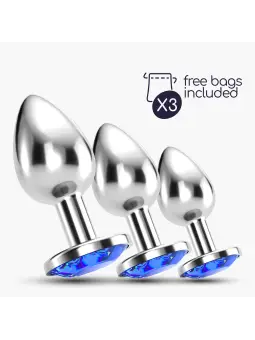 ANAL TRAIN TRIO BIJOU AZUL CRUSHIOUS COM BOLSAS INDIVIDUAIS GRÁTIS