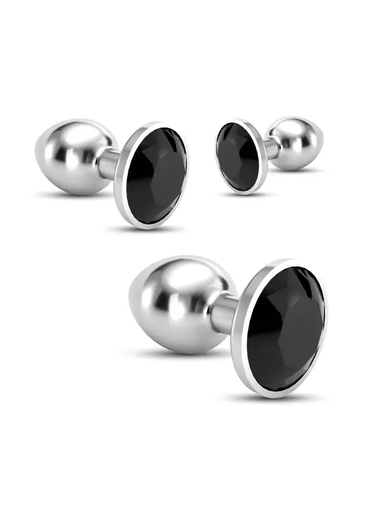 ANAL TRAIN TRIO BIJOU PRETO CRUSHIOUS COM BOLSAS INDIVIDUAIS GRÁTIS