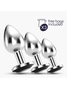 ANAL TRAIN TRIO BIJOU PRETO CRUSHIOUS COM BOLSAS INDIVIDUAIS GRÁTIS